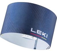 Leki XC Headband Gris/Blanc - Bandeau Thermique léger réversible - Taille Unique - Couleur Denim foncé - Blanc - Gris
