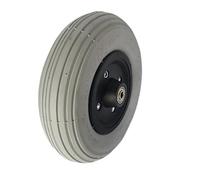 LekLai Roue Avant de Fauteuil Roulant Électrique de 8 Pouces, Roue Pneumatique En Caoutchouc 200X50, Accessoire de Marcheur Pour Personnes Âgées Et Handicapées, Roue de Remplacement)/Grey/8Inch(1Pc)