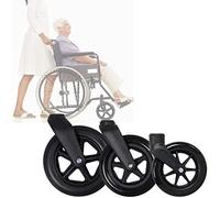 LekLai Roue de Remplacement Pour Fauteuil Roulant, Roues de Fauteuil Roulant En Caoutchouc Antidérapant, 2 Roues Avant de Fauteuil Roulant de 6 Pouces, Roulette de Remplacement Pour Fauteuil Roulant