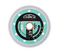 LEKOMESH Disque Diamant Ceramique 115MM - Disque à Tronçonner Diamant Extra Fin Utiliser La Grille X, Coupe Porcelaine,Tuiles,Marbre,Granit,Pierre,Pierre Artificielle
