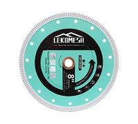 LEKOMESH Disque Diamant Ceramique 200MM - Disque à Tronçonner Diamant Extra Fin Utiliser La Grille X, Coupe Porcelaine,Tuiles,Marbre,Granit,Pierre,Pierre Artificielle