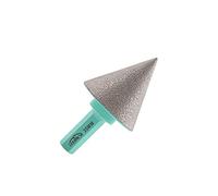 LEKOMESH Mèches à chanfreiner diamantées - Foret conique diamant 35 mm x tige hexagonale électrique pour façonner l'élargissement du nettoyage des trous existants de granit marbre porcelaine