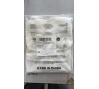 LEKOPUR Chemisier blanc en mousseline de soie à manches 3/4 - Élégant col en V - Haut festif pour tenue de fête - Tunique pour femme