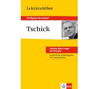 Lektürehilfen Wolfgang Herrndorf "Tschick"