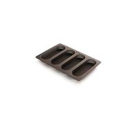 Lékué – Moule à baguettes silicone marron 29,2 x 20,3 x 2 cm – Set de 4