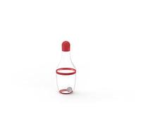Lékué 0205700R14U151 Smart Tool Shaker à Vinaigrette Plastique Rouge 7,2 x 7,2 x 19,1 cm