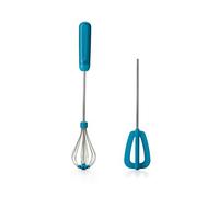 Lékué 0205900Z17U150 Set de Fouets Magiques Acier Inoxydable Bleu 33x5.5x6 cm