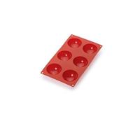 Plat / moule GENERIQUE LEKUE 0620206R01M022 MOULE DEMI-SPHERES 6 CAVITES SILICONE PLATINE