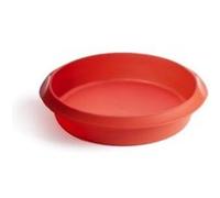 Lékué 1210724R01M033 Moule à Manqué Silicone Platine 24 cm Rouge
