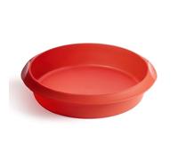 Lékué 1210724R01M033 Moule à Manqué Silicone Platine 24 cm Rouge