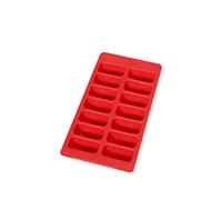 Lékué Bac à Glaçon avec couvercle,Caoutchouc SBS Rouge 11,2 x 22 x 3,5 cm