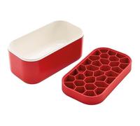 Bac à glaçons Ice box rouge silicone 22.5x12.5 cm