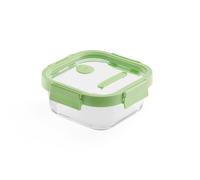 Lékué Boîte à lunch carrée en verre Lékué 0.8 L Vert