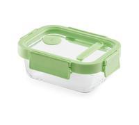 Lékué Boîte à lunch rectangulaire en verre Lékué 0.37 L Vert