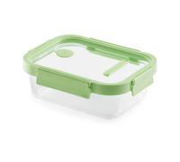 Lékué Boîte à lunch rectangulaire en verre Lékué 0.64 L Vert