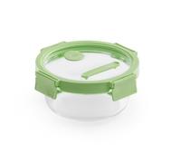 Lékué Boîte à lunch ronde en verre Lékué 0.65 L Vert