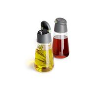 Lékué Bouteille huile/vinaigre Lékué lot de 2 Gris