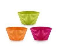 Lékué Caissette Silicone Multicolore 9cm diam. Taille XL Lot de 6