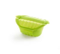 Lékué - Cocotte Ogya avec Filtre - Vert - 1-2 Personnes - Silicone Platine