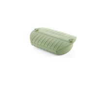 Lékué Coffret vapeur silicone vert avec plateau, 3-4 personnes, 1400 ml