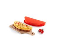 Lékué Cuiseur à omelette pour micro-ondes, rouge, 0,4 l
