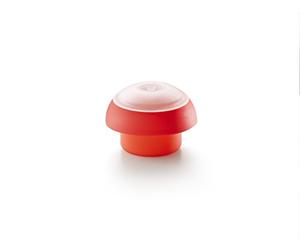 Lékué Cuisson Vapeur Cuit Oeuf Ovo Cylindrique Rouge