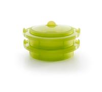 Lékué - Cuit Vapeur XL - Silicone Platine