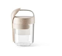 Lékué Boîte To Go Organic 400 ml avec cuillère Beige
