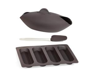 Lékué Kit de boulangerie Lékué lot de 3 Marron