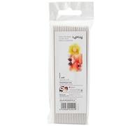 Lékué Bâtonnets pour glace Ice Classic – Lot de 20 – Plastique blanc – 12,5 x 6 x 0,5 cm – 95 ml