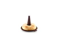 Lékué Lot de 6 Moules pour Préparer Bagels Silicone Marron 10,3 x 12,4 x 13,5 cm