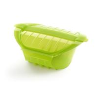 Lékué Maxi cuiseur à vapeur micro-ondes 3-4p, silicone vert
