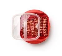 Lékué Micro-Ondes Bacon Cooker Rouge 28,2 x 6 x 24,9 cm