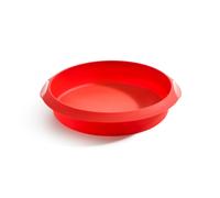 Lékué Moule à gâteau rond en silicone Lékué 24 cm Rouge