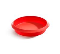 Lékué Moule à gâteau rond en silicone Lékué 26 cm Rouge
