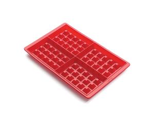 Lékué Moule à gaufres en silicone Lékué Rouge