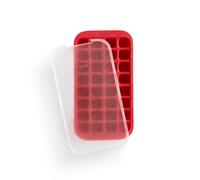 Lékué Moule à glaçons en silicone avec couvercle Lékué Rouge