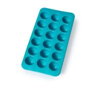 Lékué Moule à glaçons rond en silicone avec couvercle Lékué Turquoise