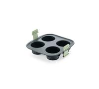 Lékué Moule à muffin de silicone pour friteuse à air, 4 unités