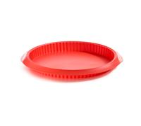 Lékué Moule à quiche en silicone Lékué Ø28 cm Rouge