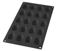 Lékué - Moule Madeleines - 20 cavités - Noir Noir G