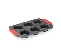 Lékué Moule Muffins Pâtisserie Métal anti-adhésif 6 cavités