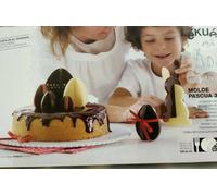 Lékué Moule Pour Oeufs De Pâques En Chocolat 3D Avec Recette