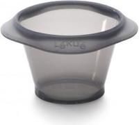 Lékué Lot de 6 Moule à Fondant Silicone 100% Platine Noir/Translucide