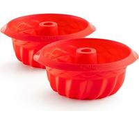 LEKUE Moules en silicone pour gâteaux Lékué Mini Savarin 15 cm | 2pcs