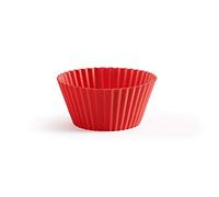 Lékué Pack de 6 Caissettes de Muffins Silicone Platine 7 cm