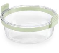 Lékué Plat en verre rond transparent pour friteuse à air