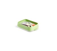 Lékué - Plateau scellé réutilisable, plateau de conservation des aliments réutilisable, vert, 22x15x6 cm (3421000V12)