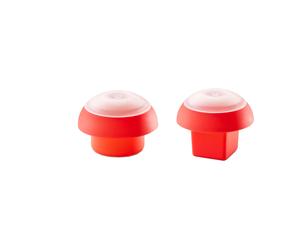 Lékué Pochoirs à œufs micro-ondes Lékué lot de 2 Rouge