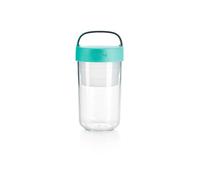 Lékué Récipient hermétique pour Conserver et Transporter Tout Type d’Aliment, 600 millilitres, Turquoise